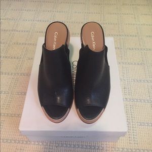 Calvin Klein High heel open toe shoes